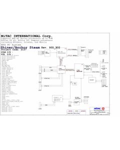 MITAC SHINER/ANCHOR STEAM SCHEMATIC