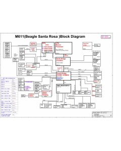 Sony VAIO  MBX-188 M611 PVT1 - REV - 1.0 Schematic