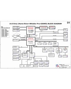 The motherboard schematic for HP ENVY 14