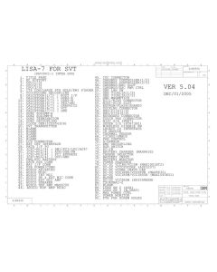 Lenovo ThinkPad T60 (GM) schematic – 41W0930 – G33460 – LISA-7 FOR SVT