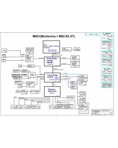 Sony VGN-NW Series schematic – M850-1-01 