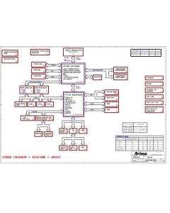 Compaq Presario B1900 schematic – W221-UI1 – 40-AB1400-A000