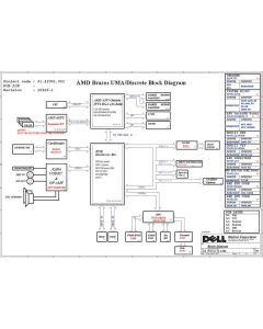 The motherboard schematic for Dell Inspiron M4040