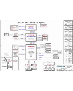 The motherboard schematic for HP ProBook 4525s UMA