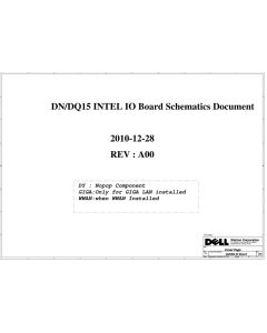 WISTRON DQ15 DN INTEL IO BOARD SCHEMATIC
