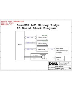 DELL 11 INSPIRON 3180 WISTRON DRAX MLK IO BOARD 17A91-1 SCHEMATIC