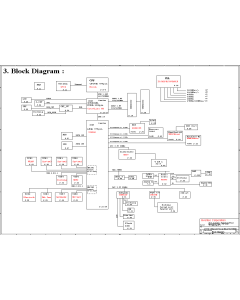 The motherboard schematic for FUJITSU SIEMENS ESPRIMO Mobile D9500