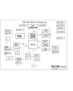 Asus Z62J/Z62JM Motherboard schematic