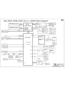 ACER CONCEPTD CN316-73G OASIS16 TLS QUANTA Z9H Z9HA Z9HB Z9HC TGL-H REV1A SCHEMATIC