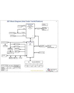 The motherboard schematic for ACER ASPIRE ONE D270 