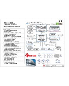 ZICON ZiBO-i3450 Pro Embedded Board schematic – Z1034500008102